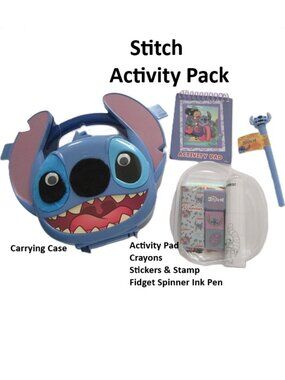 Stitch Activity Pack in Carrying Case for on the Go NEW